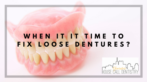 fix loose dentures