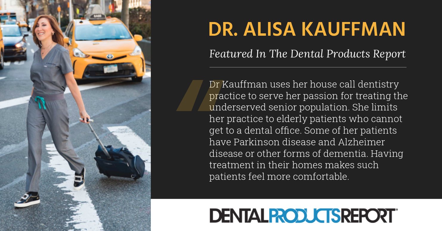 Dr. Alisa Kauffman featured in the Dental Products Report